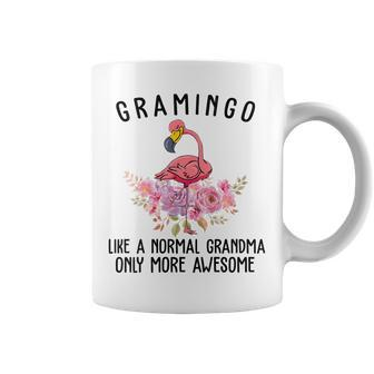 Gramingo Flamingo Like A Normal Grandma Only More Awesome Gift For Womens Gift For Women Coffee Mug - Thegiftio UK