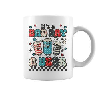 Groovy 4Th Of July Its A Bad Day To Be A Beer Drinking Coffee Mug - Monsterry UK