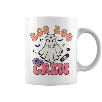 Groovy Boo Boo Crew Nurse Ghost Halloween Nurse Coffee Mug - Monsterry
