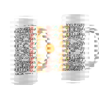 Groovy Field Day Vibes Funny Field Day Vibes Teacher Coffee Mug | Mazezy