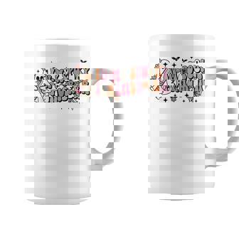 Groovy In My Spooky Teacher Era Halloween Trick Or Teach Halloween Gifts Coffee Mug | Mazezy