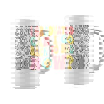 Groovy Retro Graduation I Graduated Can I Go Back To Bed Now Coffee Mug - Seseable