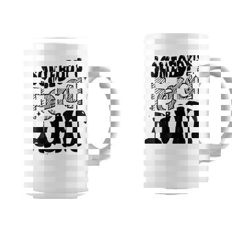 Groovy Somebodys Feral Aunt Funny Mothers Day Coffee Mug - Thegiftio UK