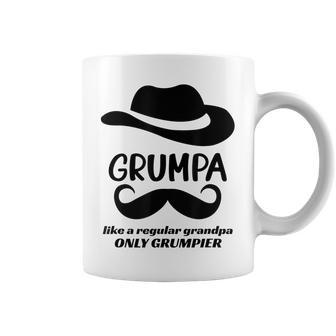 Grumpa Grumpy Old Grandpa Funny Best Grandfather  Gift For Mens Coffee Mug