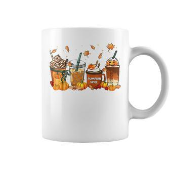 Halloween Fall Coffee Lover Pumpkin Spice Latte Women Men For Coffee Lovers Coffee Mug | Mazezy