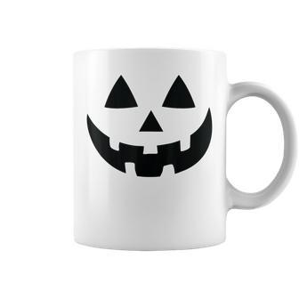 Halloween Jack-O-Lantern Pumpkin Face Coffee Mug - Monsterry UK