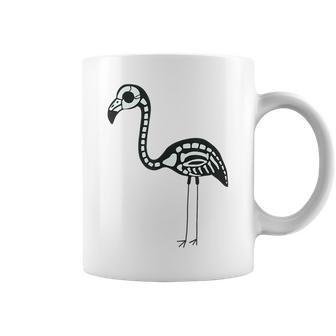 Halloween Skeleton Flamingo Animal Costume Coffee Mug | Mazezy