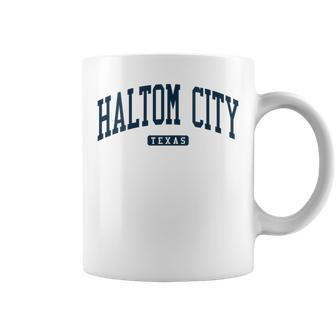 Haltom City Texas Tx College University Style Navy Coffee Mug | Mazezy