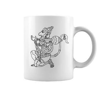 Hanuman Hindu God Hinduism Monkey Ramayana Coffee Mug | Mazezy