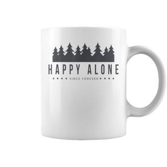 Happy Alone Solitude Introvert Personality Infj Isfp Infp Coffee Mug | Mazezy UK