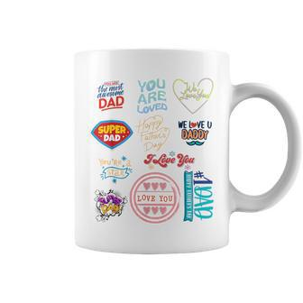 Happy Fathers Day Super Dad Cute Husband Or Daddy Gift Funny Gifts For Dad Coffee Mug | Mazezy