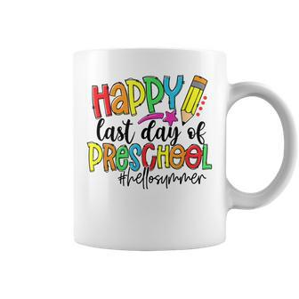 Happy Last Day Of School Preschool Teacher Hello Summer Coffee Mug - Thegiftio UK