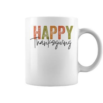 Happy Thanksgiving Boys Girls Coffee Mug - Seseable