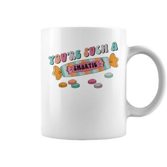Hard Candy You're Such A Smartie Heart Happy Valentine’S Day Coffee Mug - Seseable