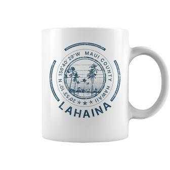 Hawaii Lahaina Maui Retro Hawaiian Coffee Mug - Seseable