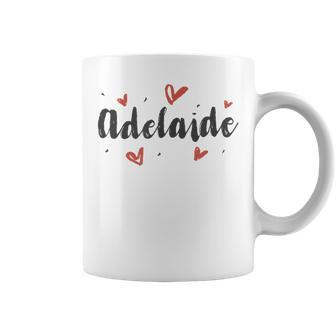 I Heart Adelaide Australia Cute Love Hearts Coffee Mug | Mazezy