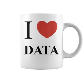 I Heart Love Data T Analyst Scientist Engineer Coffee Mug | Mazezy