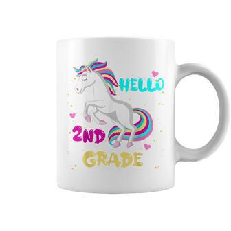 Hello 2Nd Grade First Day Of Second Grade Here I Come Girl Coffee Mug | Mazezy