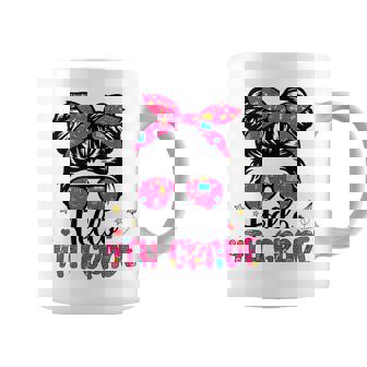 Hello 4Th Grade Messy Bun Back To School First Day Girl Coffee Mug | Mazezy