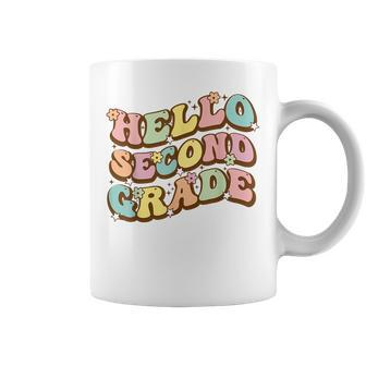 Hello Second Grade For Teachers Students Back To School Coffee Mug | Mazezy