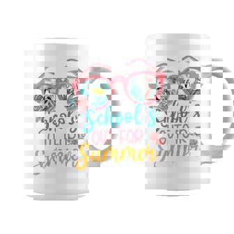 Hello Summer Floral Flamingo Schools Out For Summer Vibes Coffee Mug | Mazezy