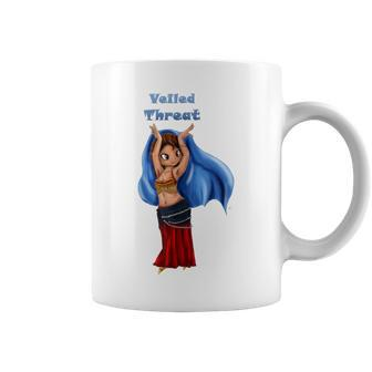 Hill Belly Babes Veiled Threat Women's Fitted Coffee Mug | Mazezy