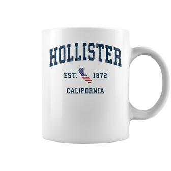 Hollister California Vintage State Usa Flag Athletic Style Coffee Mug - Seseable