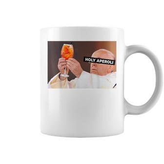 Holy Aperoli X Papst The Pope Drip X Francis Spritz Club Coffee Mug | Mazezy