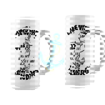 Home Is Where The Anchor Drops Funny Women Anchor Cruise Coffee Mug | Mazezy