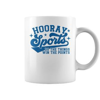 Hooray Sports Do The Things Win The Points Blue Sports Coffee Mug - Thegiftio UK