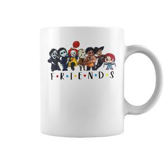Horror Characters Friends Colors Halloween Coffee Mug | Mazezy CA