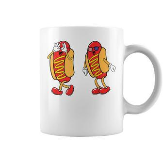 Hot Dog Griddy Dance Hotdog 4Th Of July Boys Kids Toddler Coffee Mug | Mazezy