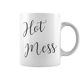 Hot Mess Woman Girl For Mom Coffee Mug | Mazezy