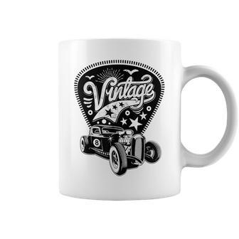 Hot Rod Rockabilly Clothing 50S Sock Hop Vintage Classic Car Coffee Mug | Mazezy