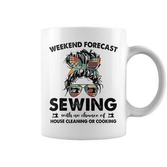 House Cleaning Or Cooking- Sewing Mom Life-Mom Messy Mothers Coffee Mug | Mazezy CA