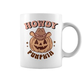 Howdy Pumpkin Rodeo Western Fall Southern Halloween Halloween Coffee Mug | Mazezy
