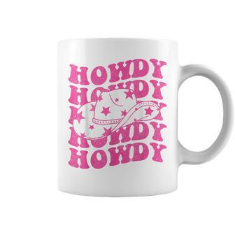 Howdy Southern Western Girl Country Rodeo Pink Cowgirl Coffee Mug | Mazezy
