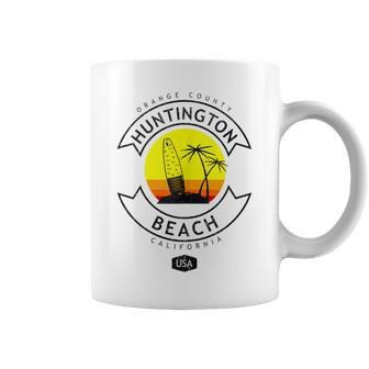 Huntington Beach California Surf Coffee Mug | Mazezy