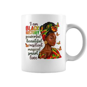 I Am Black History Junenth African American Women Girls Coffee Mug | Mazezy