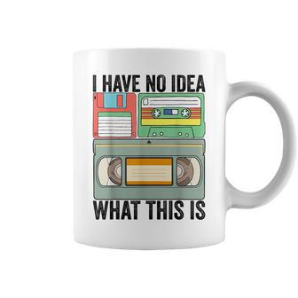 I Have No Idea What This Is Kids 80S 90S Cassette Girls Boys 90S Vintage Designs Funny Gifts Coffee Mug | Mazezy