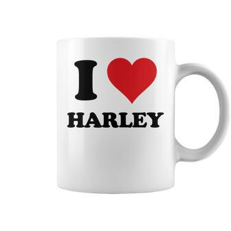 I Heart Harley First Name I Love Personalized Stuff Coffee Mug | Mazezy