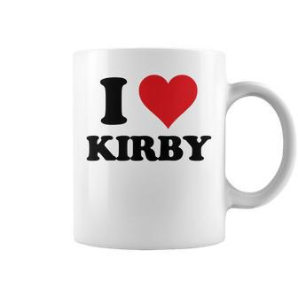 I Heart Kirby First Name I Love Personalized Stuff Coffee Mug | Mazezy
