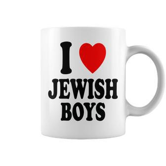 I Heart Love Jewish Boys Hebrew Israel Attraction Coffee Mug - Monsterry DE