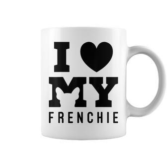 I Love My Frenchie Bulldog French Dog Owner Dogs Gift Idea Coffee Mug - Thegiftio UK