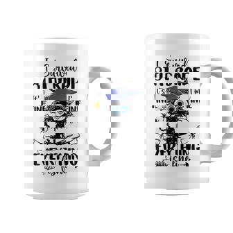 I Survived 8Th Grade Graduated Funny Black Cat Graduation Coffee Mug | Mazezy