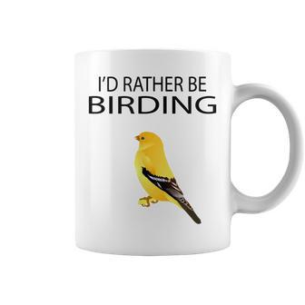 Id Rather Be Birding | Bird Watching Apparel Bird Watching Funny Gifts Coffee Mug | Mazezy