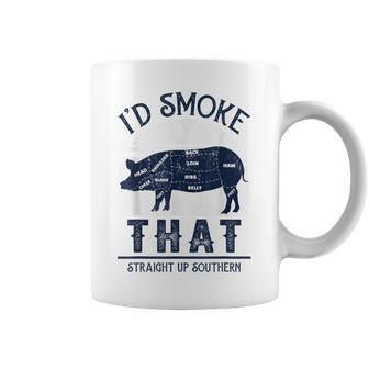 Id Smoke That Straight Up Southern Pig Vintage Coffee Mug - Thegiftio UK
