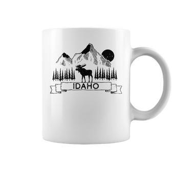 Idaho Mountain Moose | Cool Idaho Souvenir Gift Gift For Women Coffee Mug - Thegiftio UK