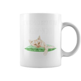 Im Busy At The Meow Ment Lazy Cat Cute Cat Coffee Mug | Mazezy