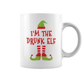 I'm The Drunk Elf Wine And Beer Lovers Elf Christmas Coffee Mug | Mazezy